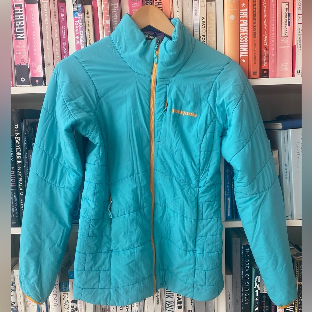 Patagonia nano puff jacket XS teal blue green